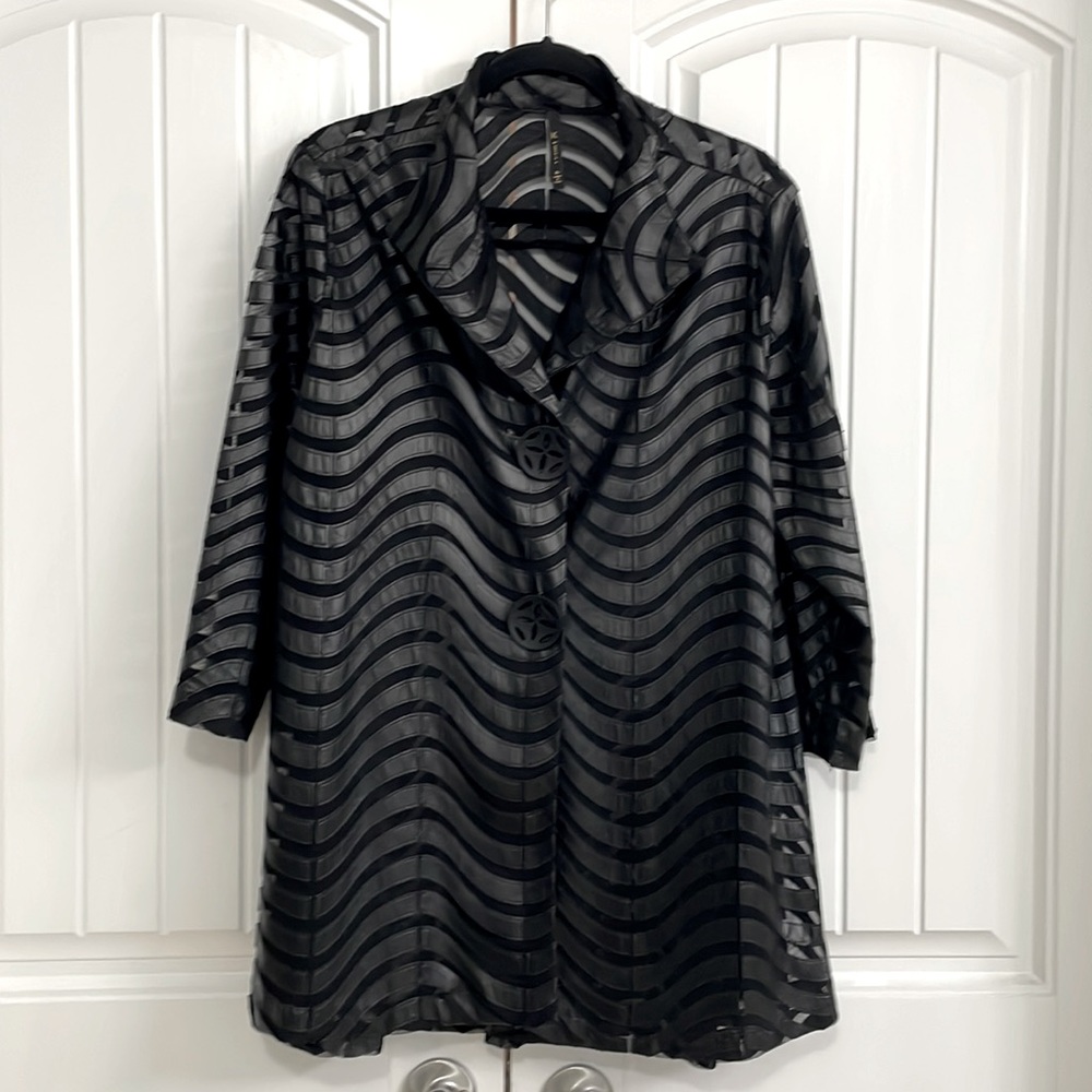 IC by Connie K Faux Leather Jacket